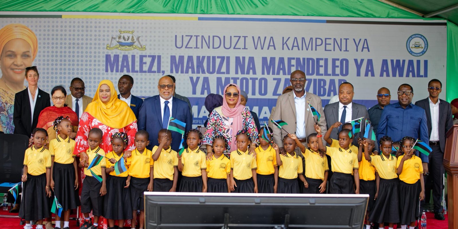 UZINDUZI WA KAMPENI YA MALEZI, MAKUZI NA MAENDELEO YA MTOTO ZANZIBAR